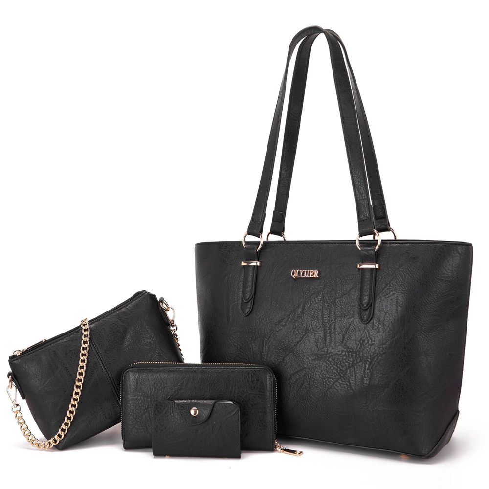 Tote and Purse Set with Crossbody, Shoulder Strap, Top Handle Satchel and Match